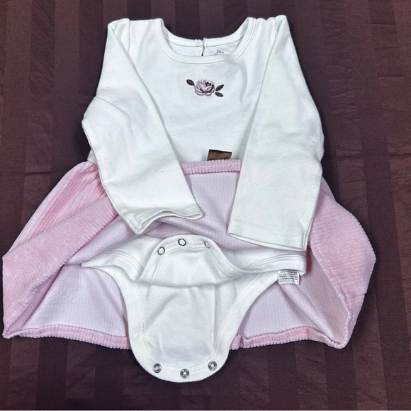 Baby Starters Infant Clothe 3 Pc Set 24 Months Dress and Jacket with Headband - Picture 10 of 13